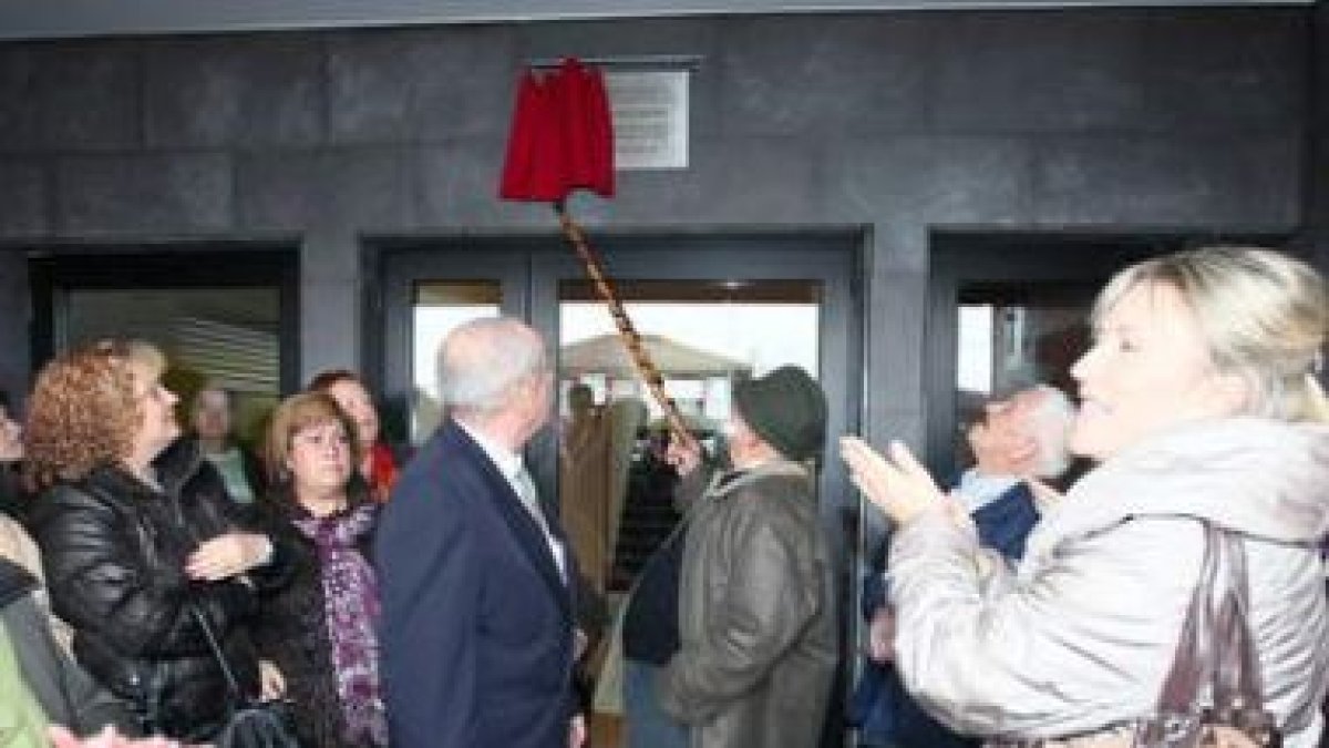 Un momento de la inauguración del nuevo edificio.