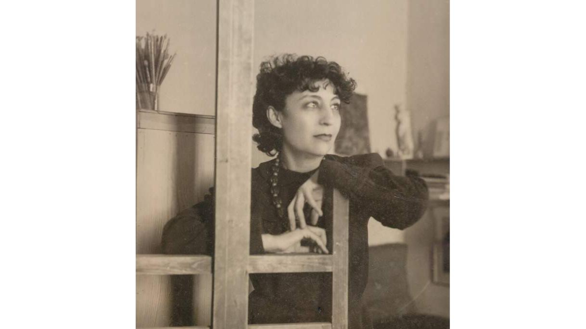La artista toresana Delhy Tejero, en imagen de juventud