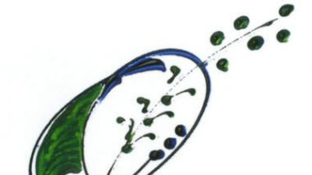 El logotipo diseñado por Ramón Villa para la cena