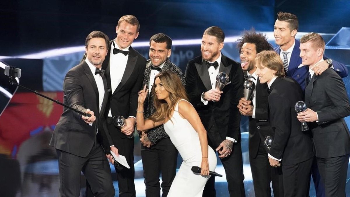 La ceremonia de los premios de la FIFA celebrada el año 2017 en Zúrich.