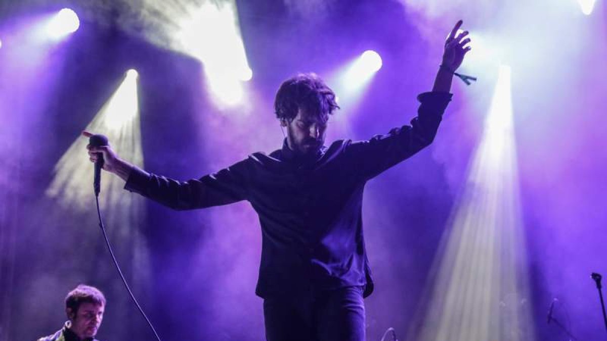 Sean Frutos, vocalista de la banda Second. MARCIAL GUILLÉN