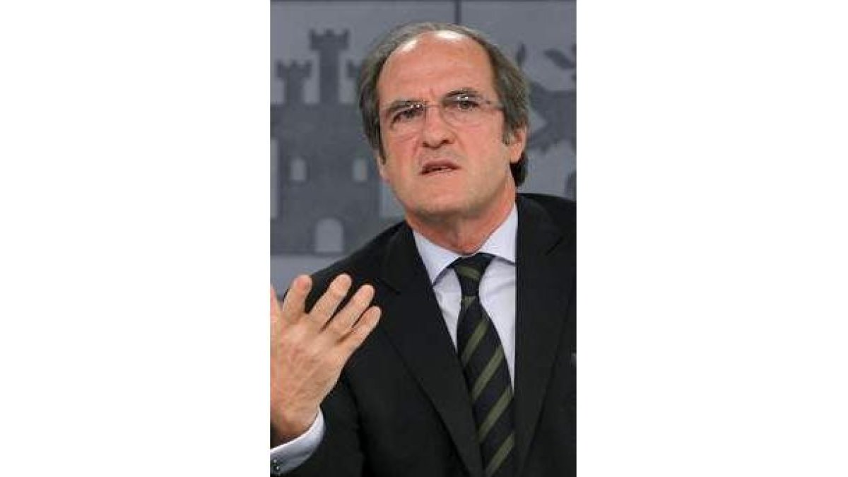 Gabilondo, tras el Consejo de Ministros de ayer.