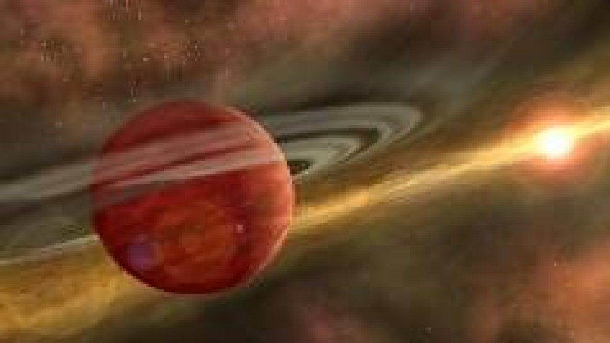 Composición artística del nuevo planeta encontrado