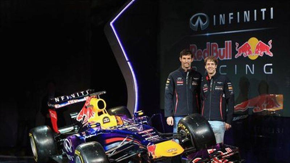 Red Bull presenta su nuevo RB9 con el que Vettel defenderá el título