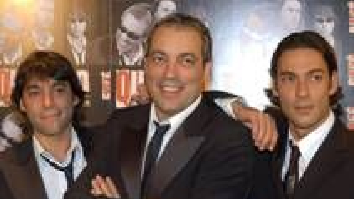 Óscar, Manolo y Raúl Quijano, cuando eran trío artístico