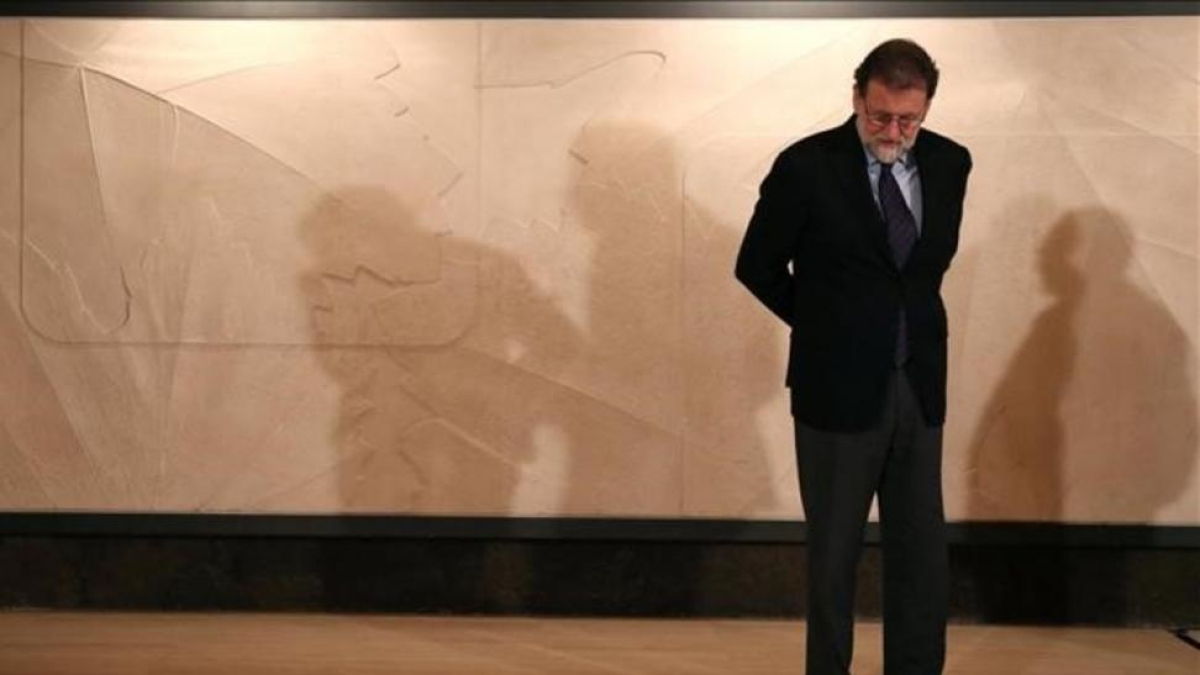 Mariano Rajoy, en la sede de Freixenet el pasado diciembre del 2017.