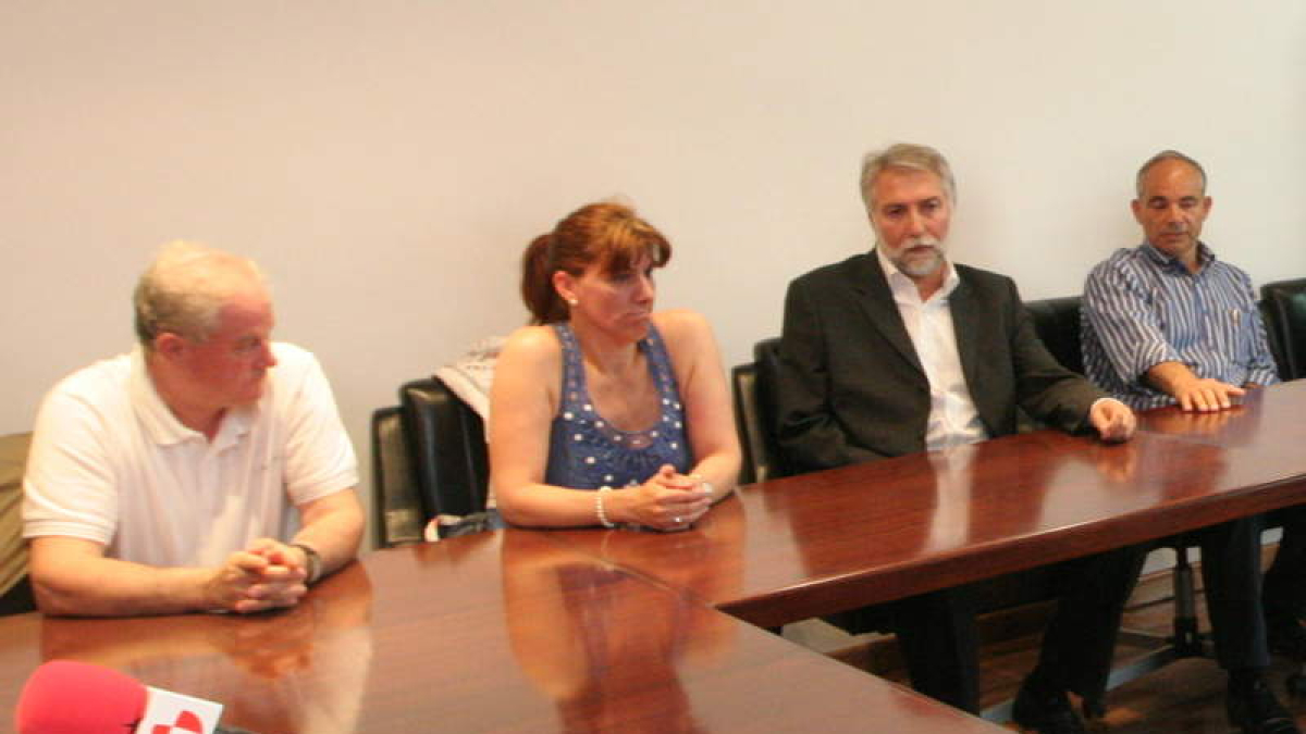 Los concejales del PSOE en el consistorio faberense.