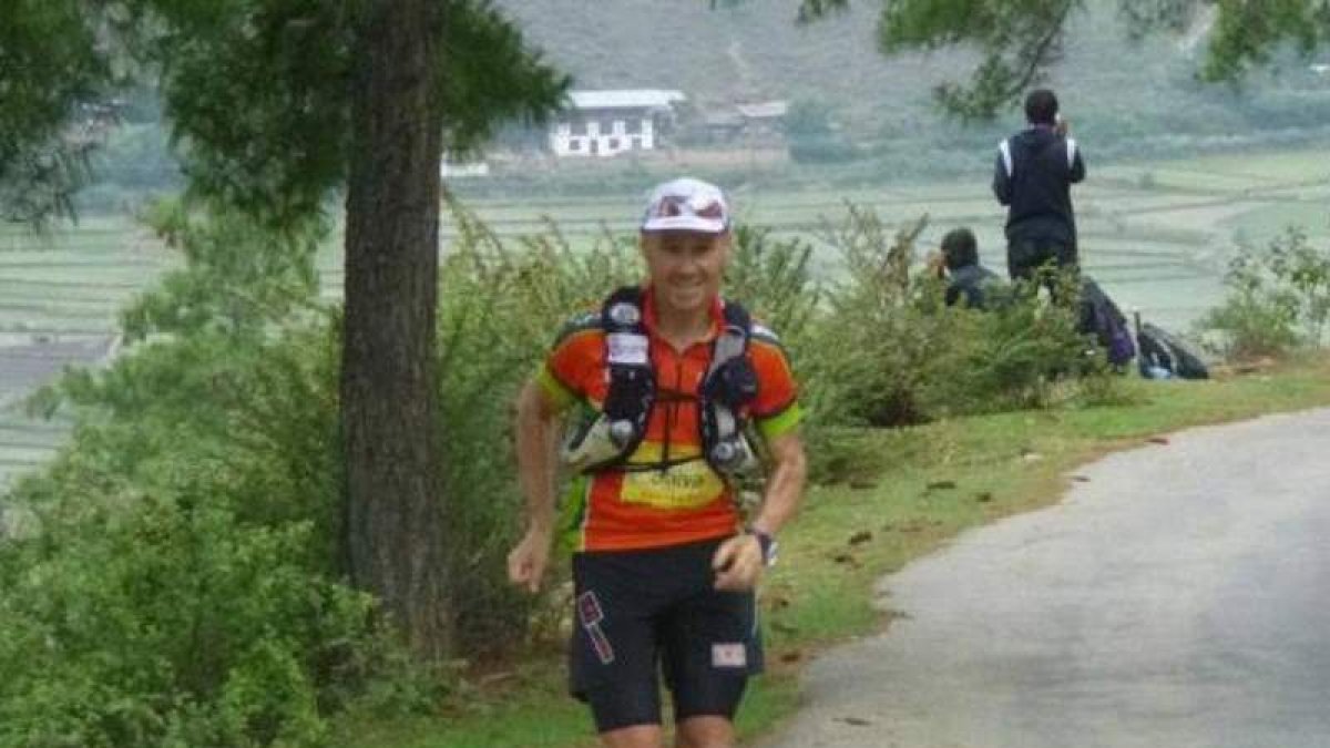 Salva Calvo, durante la sexta y última etapa de la carrera.