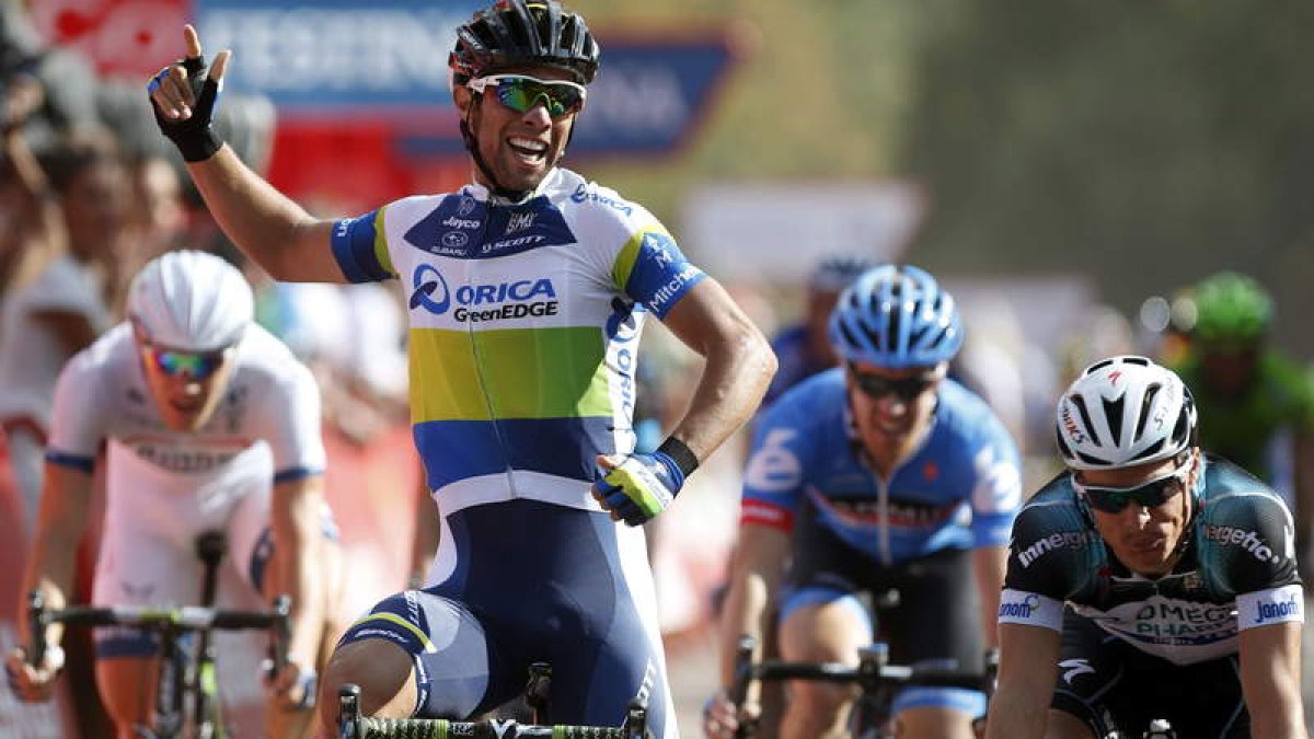 Matthews fue el más rápido en el primer sprint de la Vuelta.