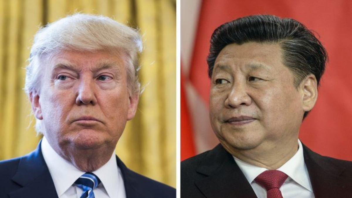 El presidente de EEUU, Donald Trump, y su homólogo chino, Xi Jinping.