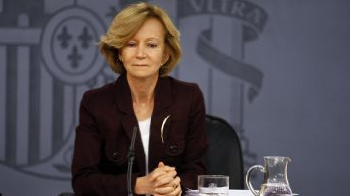 La vicepresidenta segunda del Gobierno y ministra de Economía y Hacienda, Elena Salgado.