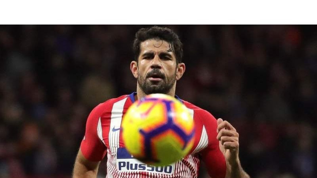 Diego Costa será una de las novedades del Atlético de Madrid para medirse al Barcelona. JUANJO MARTÍN