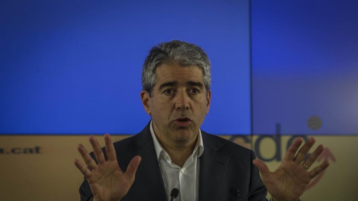 Francesc Homs, valorando los resultados del pasado 26-J, el pasado 27 de junio.