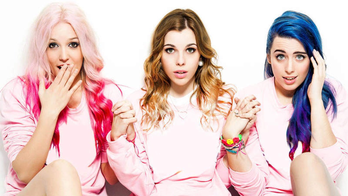 Alba Reig, Rocío Cabrera y Sonia Gómez, integrantes de la banda Sweet California