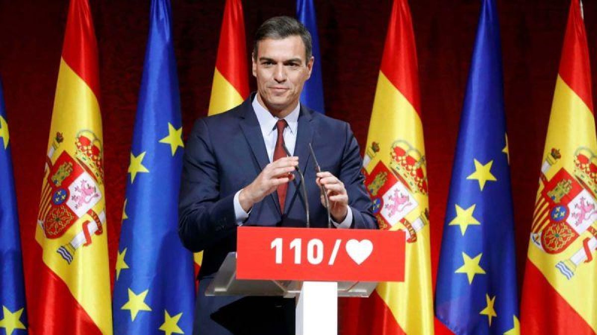 Pedro Sánchez presenta sus medidas para que España avance.