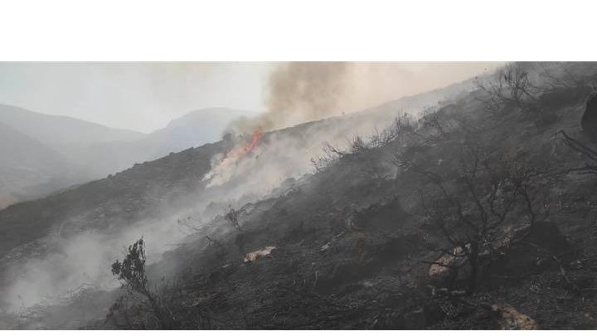 Incendio de la Boca de Huérgano. DL