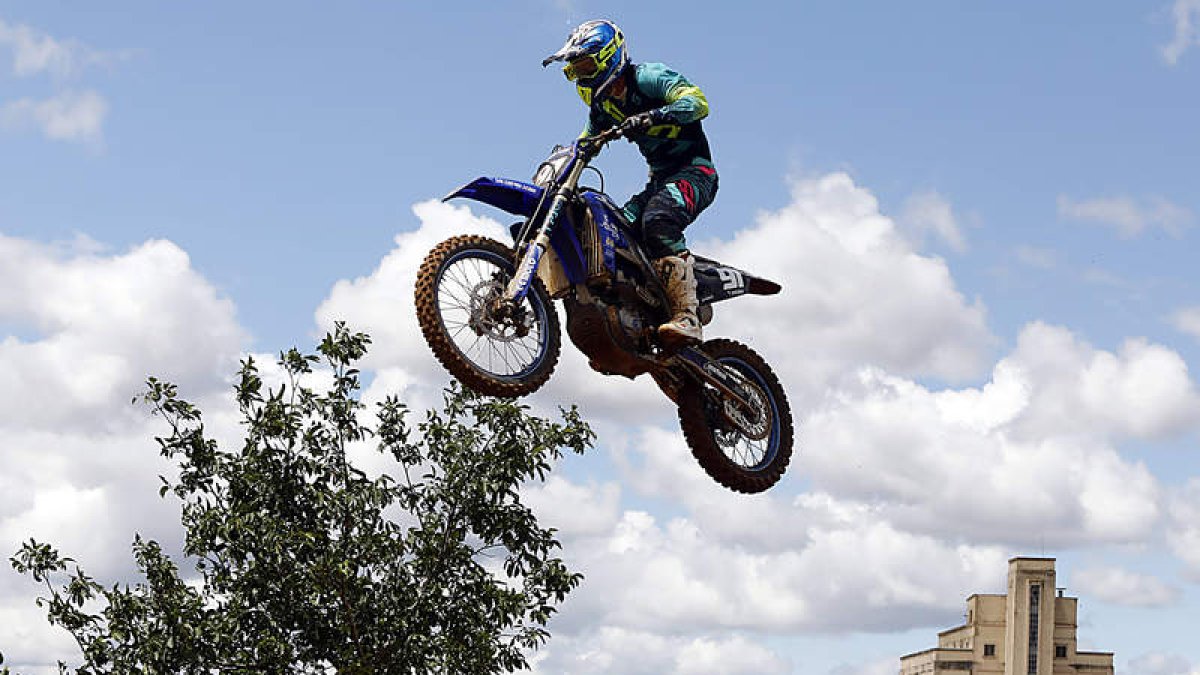 Uno de los participantes en la jornada de ayer. MARCIANO PÉREZ