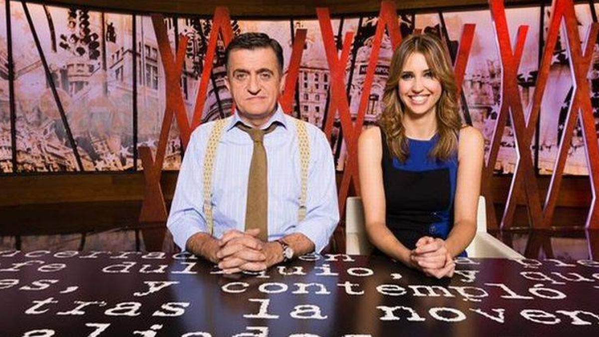 El Gran Wyoming y Sandra Sabatés, en el plató de 'El intermedio'.