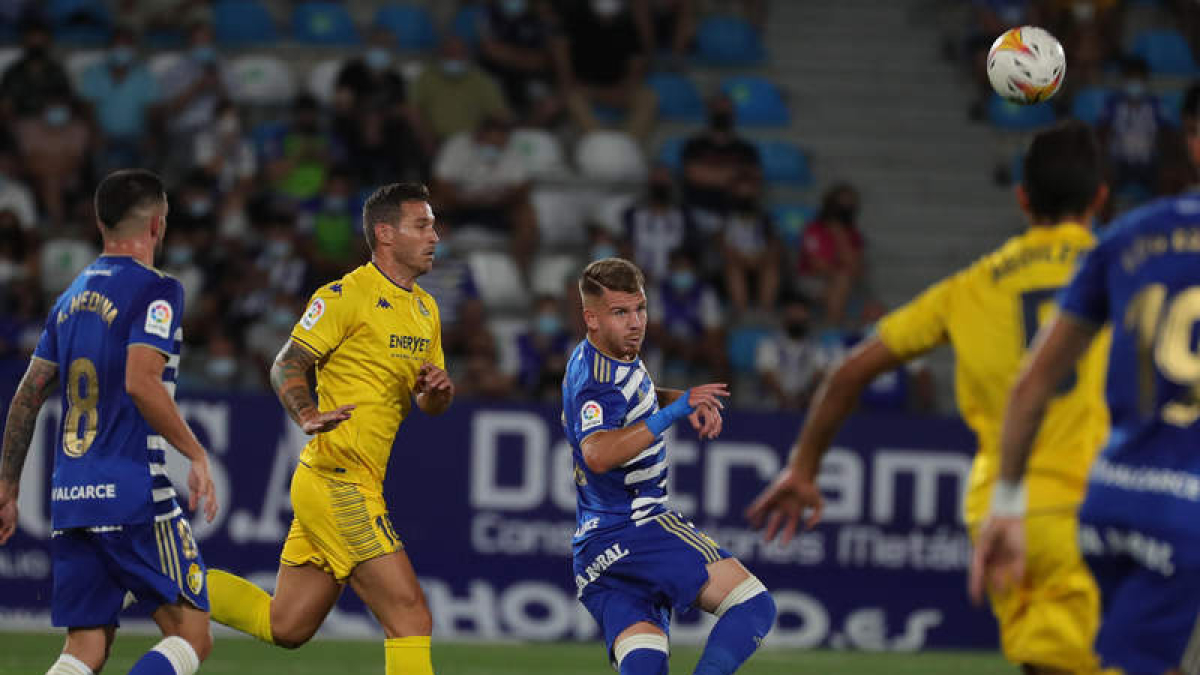 Amo llevó a cabo una destacada prestación en el primer partido de Liga ante el Alcorcón. L. DE LA MATA