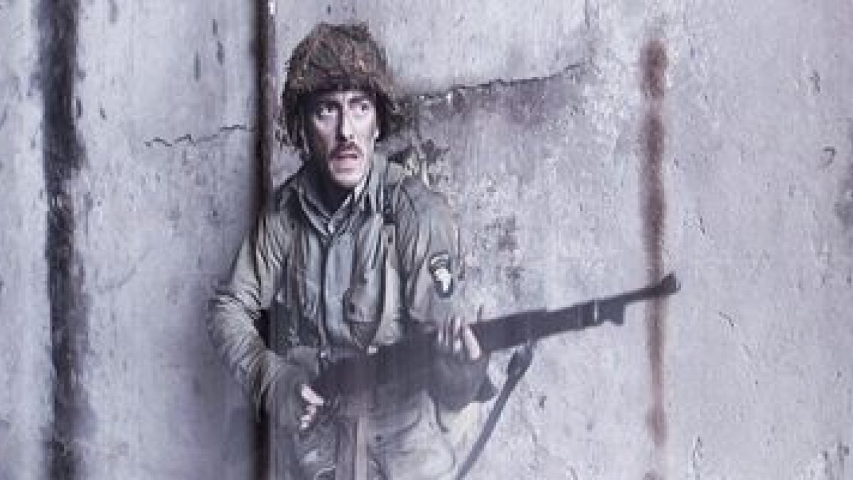 Una escena del corto «Hidden soldier».