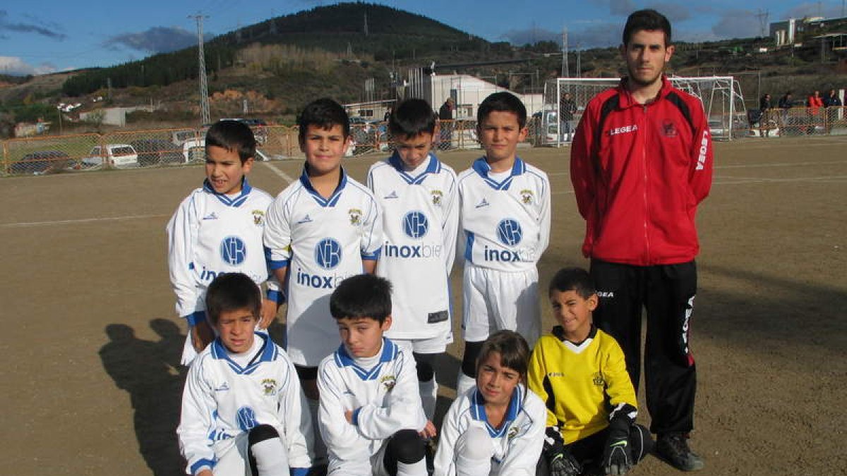Formación del Santa Marta de la 1.ª Provincial Benjamín.