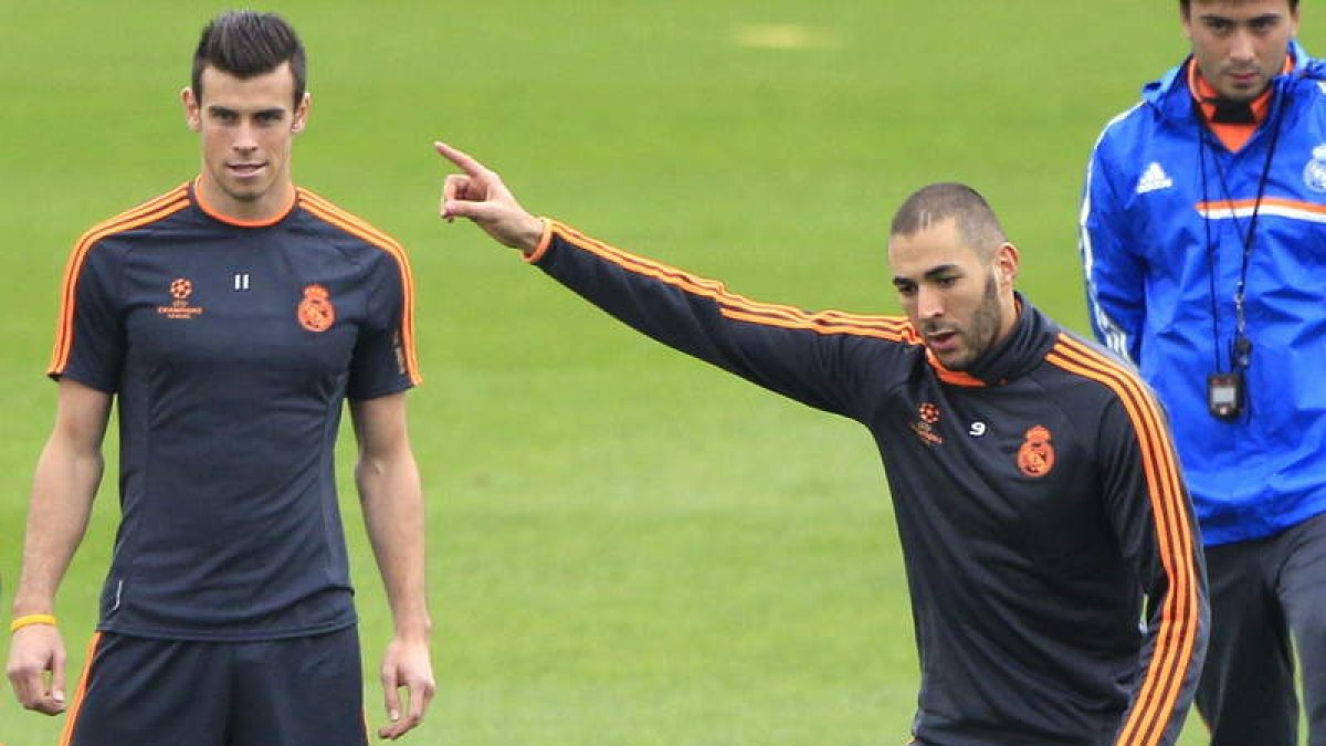 Benzema y Bale acompañarán a Cristiano en la delantera del Real Madrid ante el Juventus.