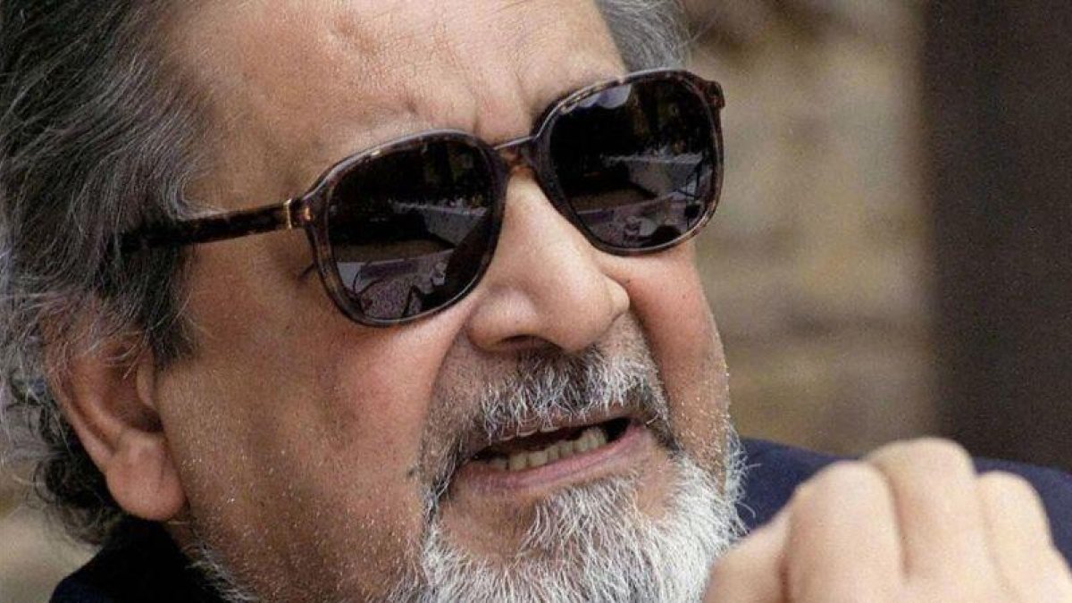 El premio Nobel de literatura, V.S. Naipul.