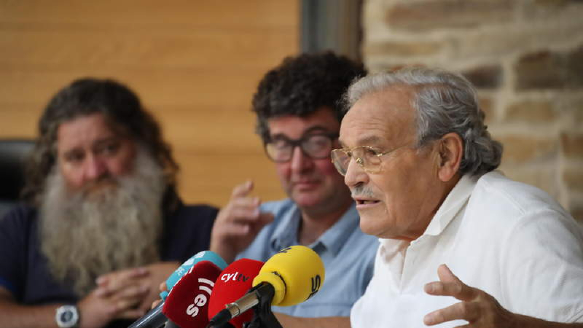 Raúl Pérez, Ricardo Pérez Palacios y José Luis Prada. ANA F. BARREDO