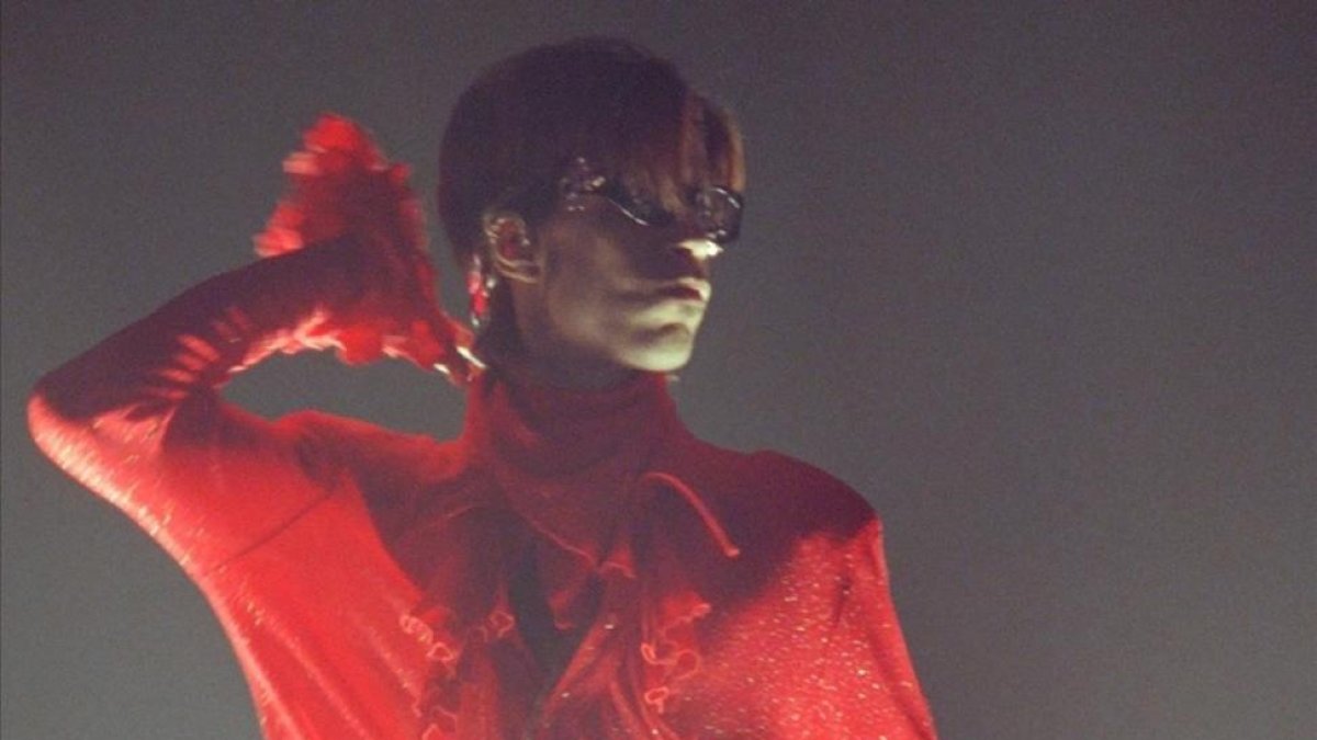 Concierto de Prince en París en agosto de 1998.