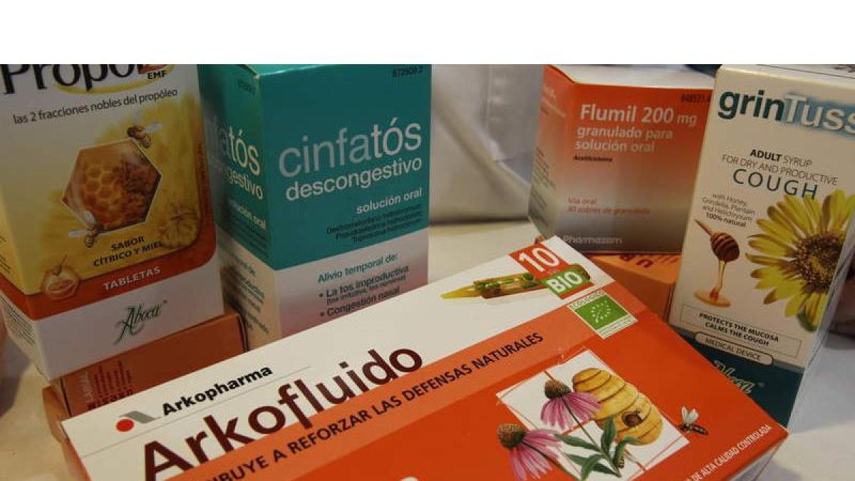Imagen de archivo de algunos medicamentos habituales.