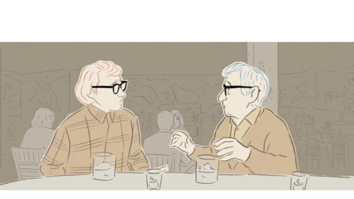 Fotograma de Woody & Woody, que compite por el Goya al mejor corto de animación.