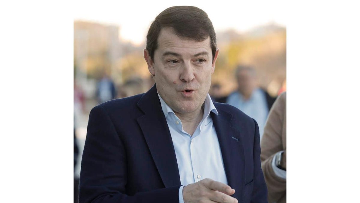 El presidente de la comunidad y del PP, Alfonso Fernández Mañueco. KAI FORSTERLING