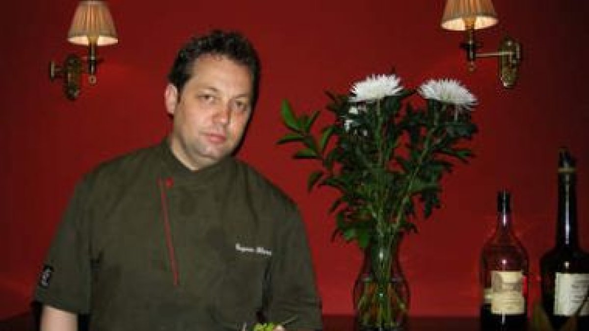 Eugenio Blanco, en el comedor del Alborada.