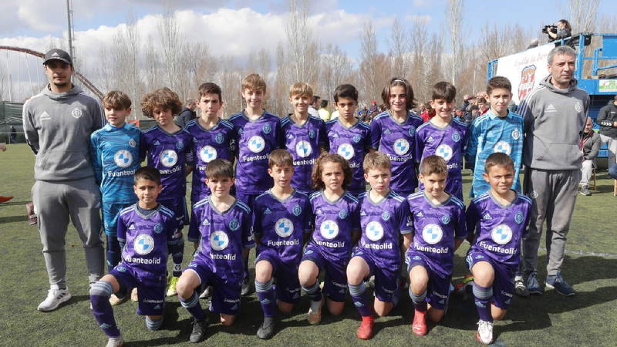Real Valladolid A, subcampeón oro del torneo. RAMIRO