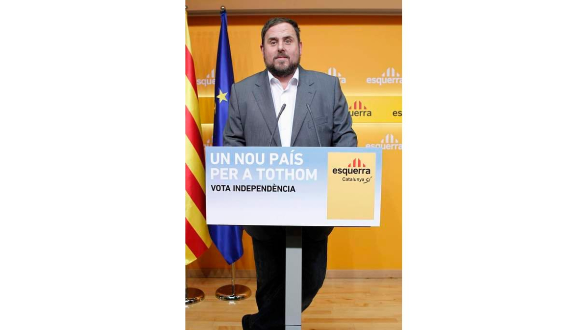 El líder de ERC, Oriol Junqueras, en imagen de archivo.