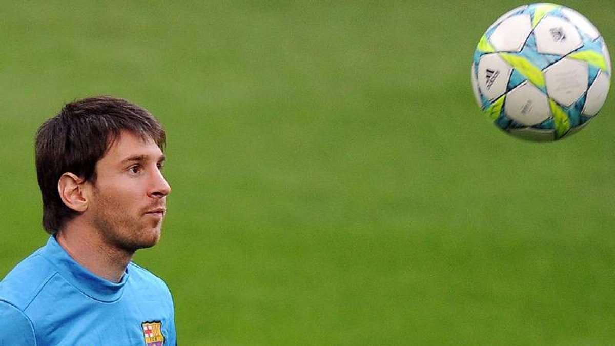 Lionel Messi vio alejarse el título de la Champions.