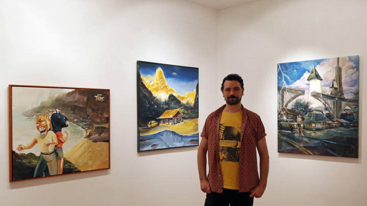Jonathan Notario reside actualmente en León aunque ha vivido más de una década en Madrid tras sus estudios de Bellas Artes en Salamanca. FERNANDO OTERO PERANDONES