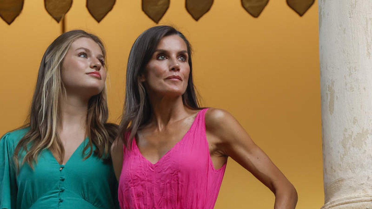 La princesa de Asturias con la reina en Mallorca. BALLESTEROS