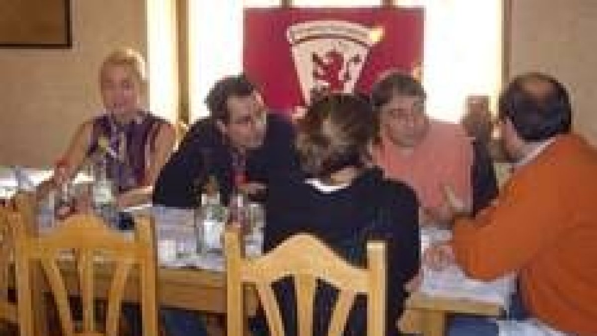 Un momento del encuentro de la Asociación Gastronómica Región Leonesa