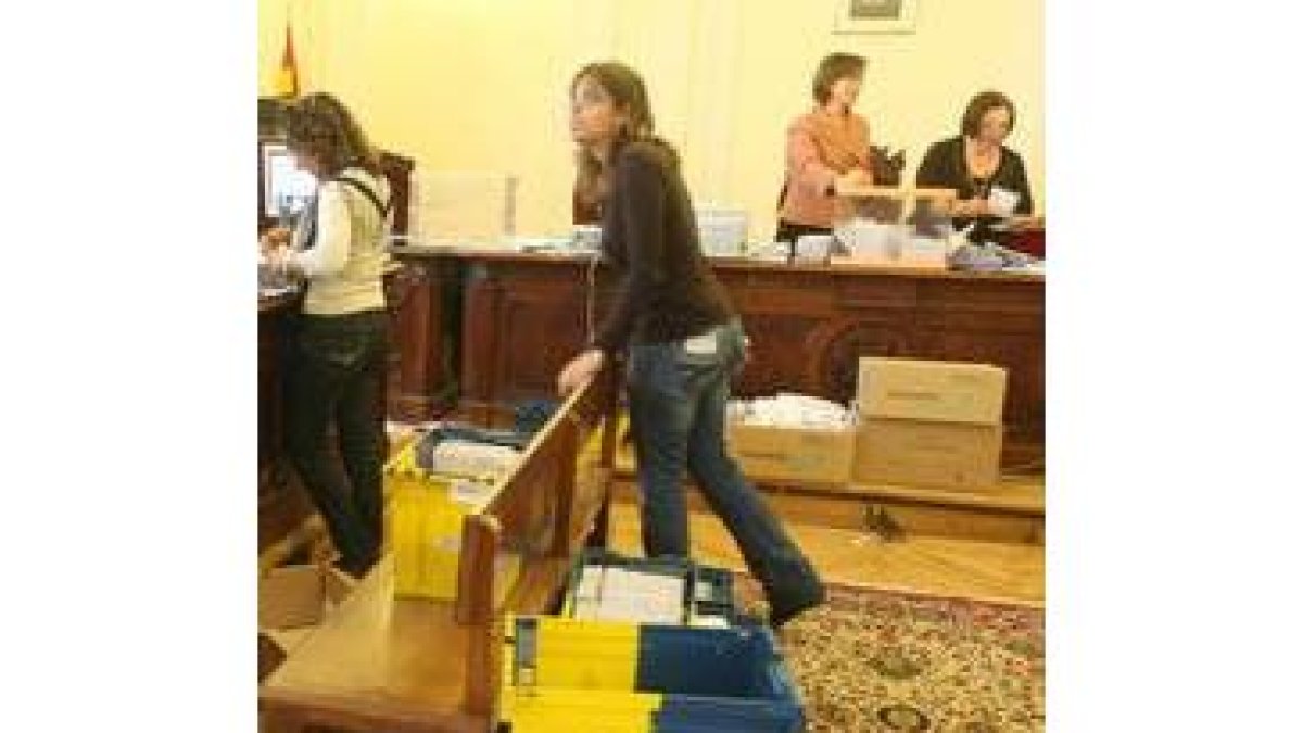 Recuento de los votos del Cera en las europeas.