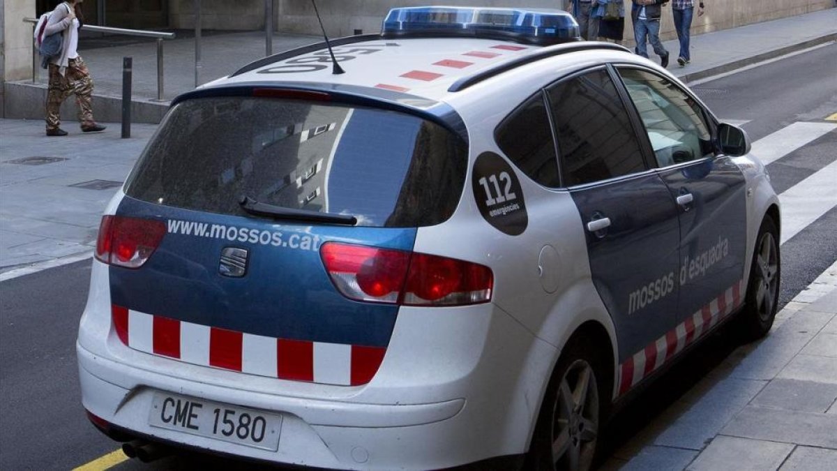 Una patrulla de los Mossos dEsquadra.