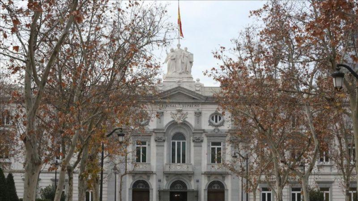 La fachada del Tribunal Supremo, donde en breve se celebrará el juicio al procés.