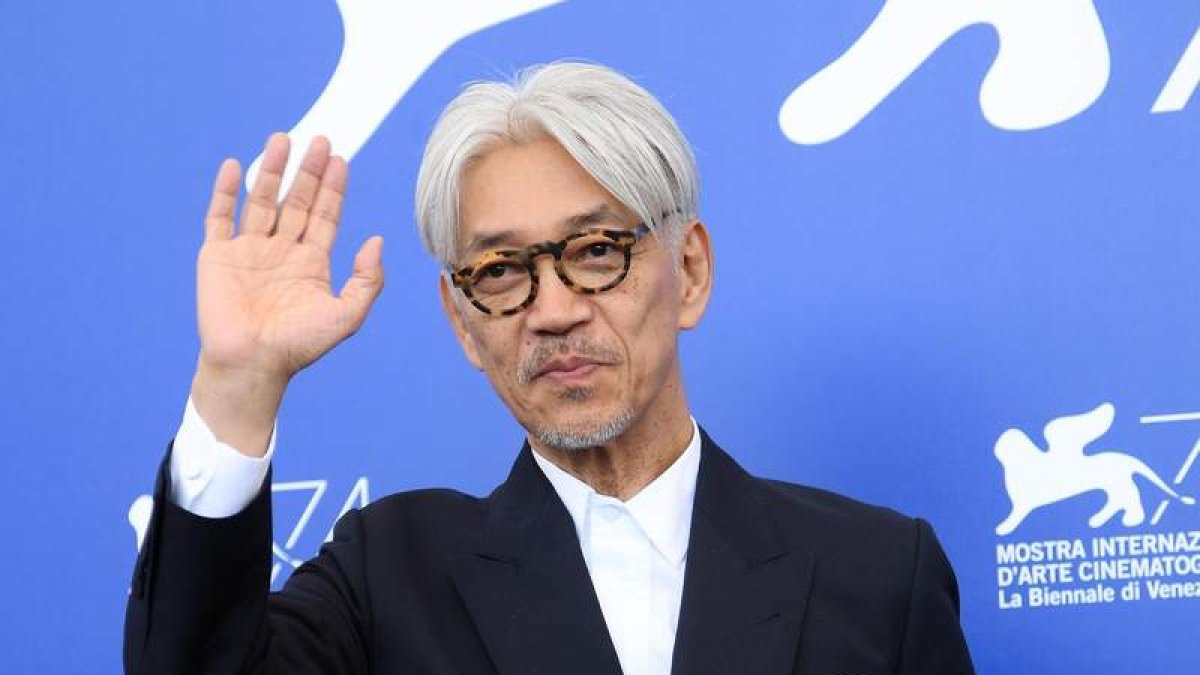 Imagen de Ryuichi Sakamoto en el Festival de Venecia. CLAUDIO ONORATI