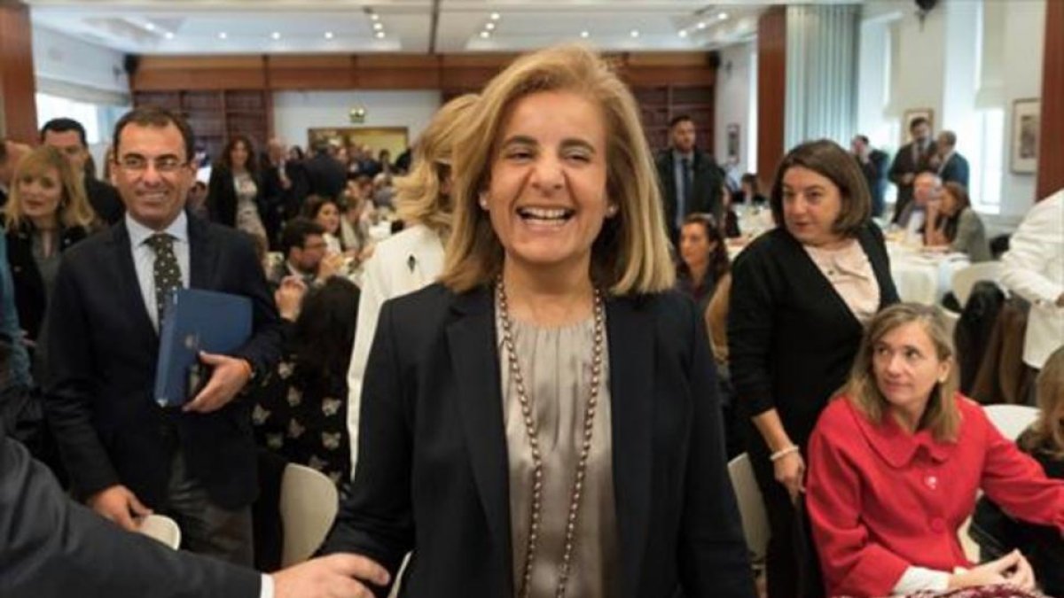 La ministra de Empleo y Seguridad Social, Fátima Báñez.