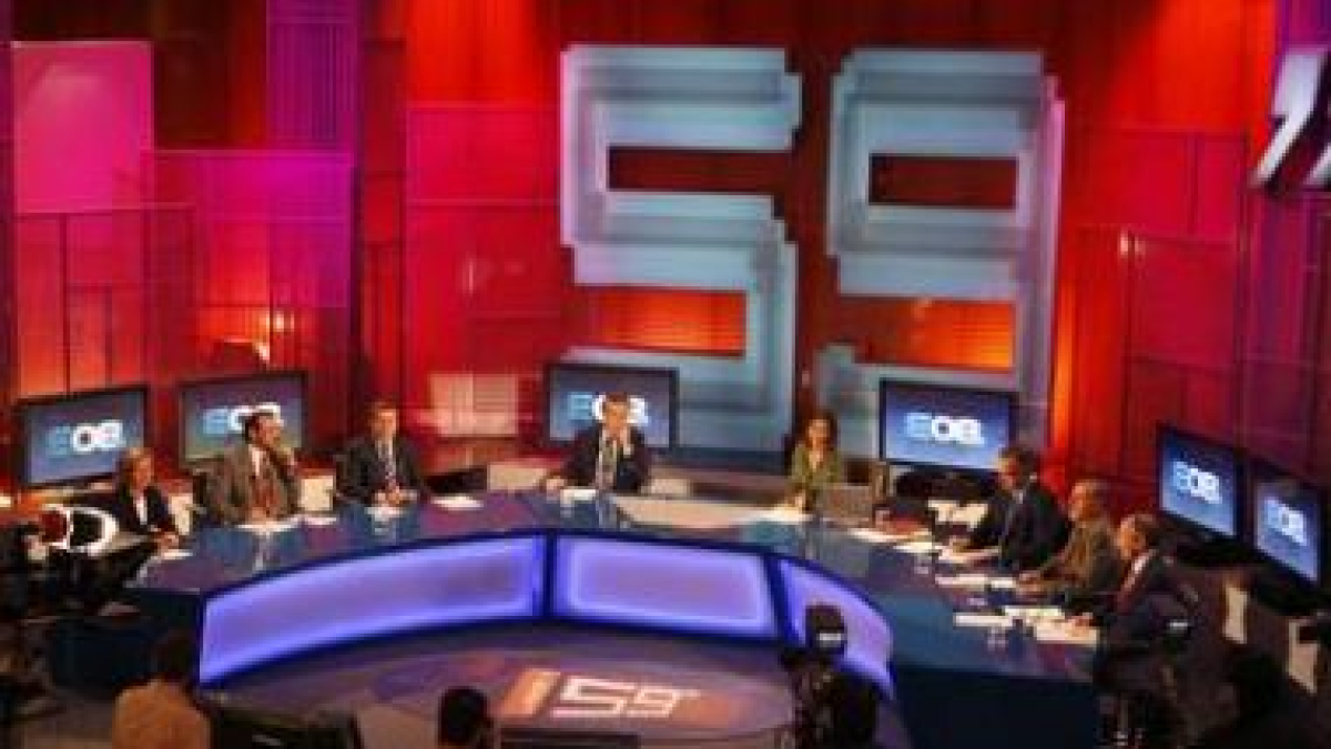 Las programas en plató son siempre más baratos de producir que las grandes coberturas.