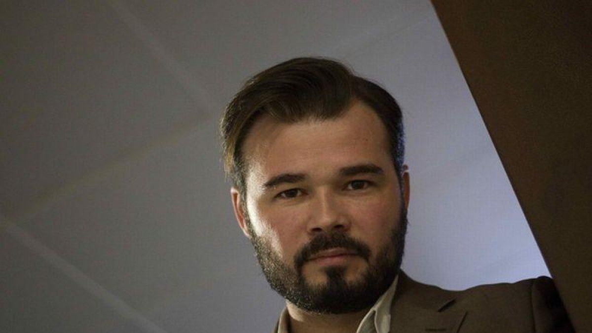 Gabriel Rufián, diputado de ERC en el Congreso.