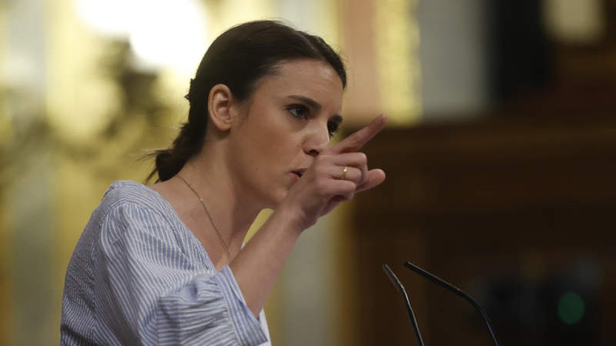 Imagen de la ministra Montero. JUAN CARLOS HIDALGO