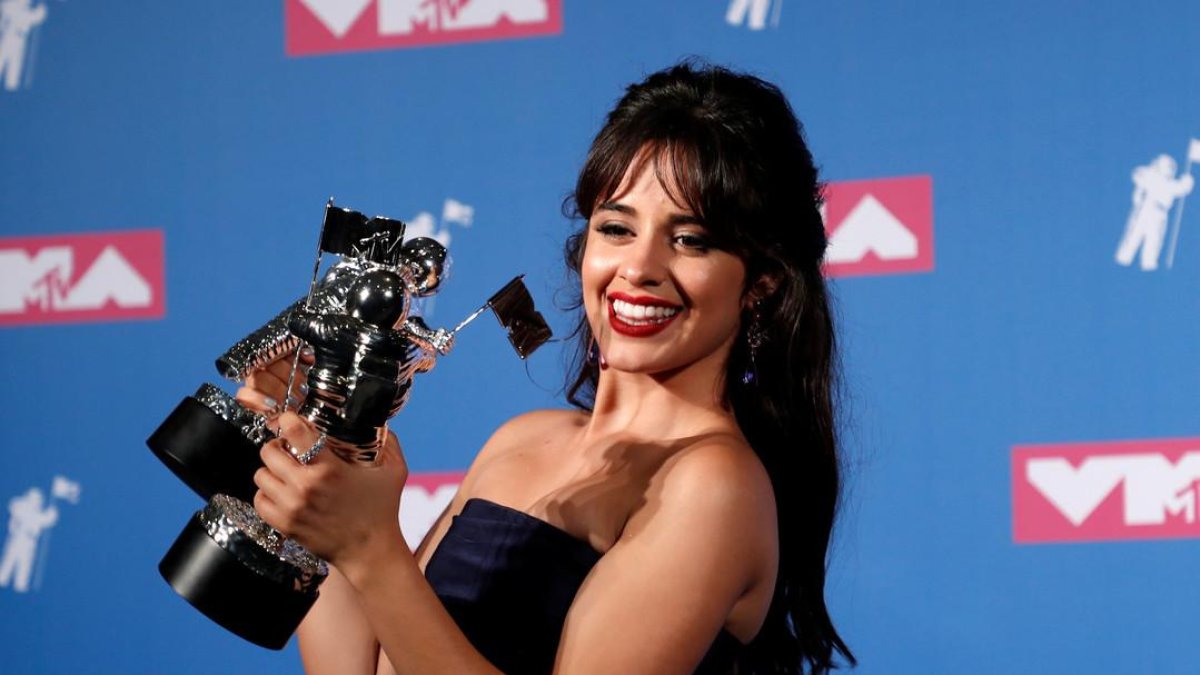 Camila Cabello en los 2018 MTV Video Music Awards.