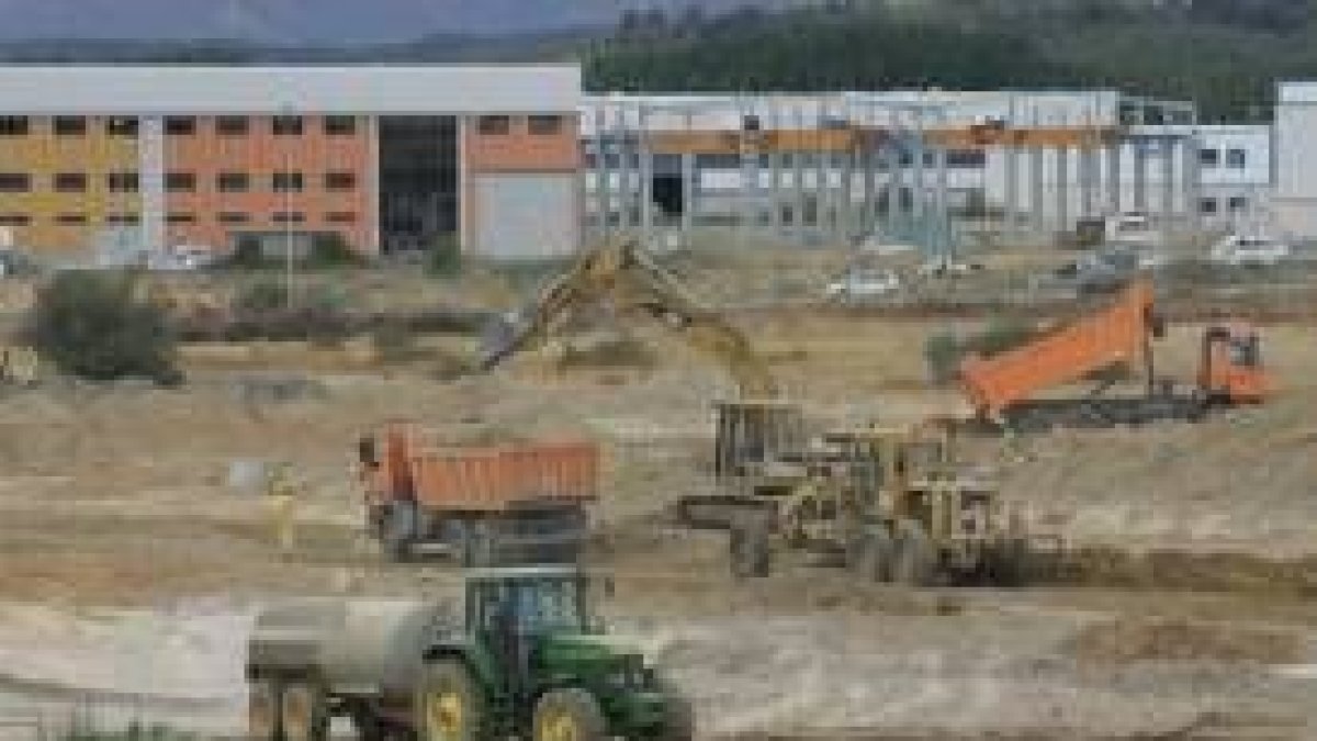 Estado que presentaba ayer una de las zonas del Bayo donde se están concentrando los trabajos