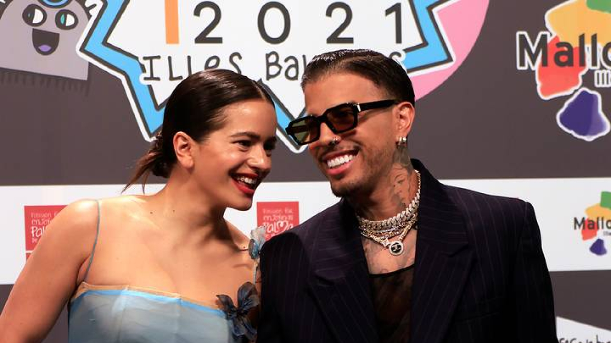Rosalía y Rauw Alejandro. AGENCIAS